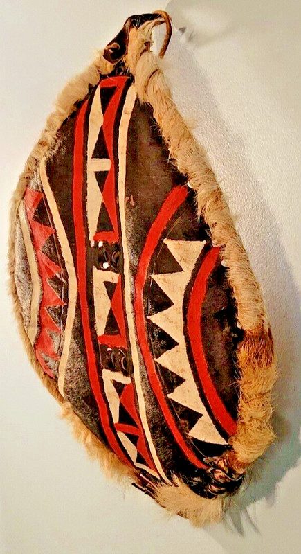 African Kenyan Maasai Warrior Shield Traditional Maasai War Shield Cowhide Shi gallery