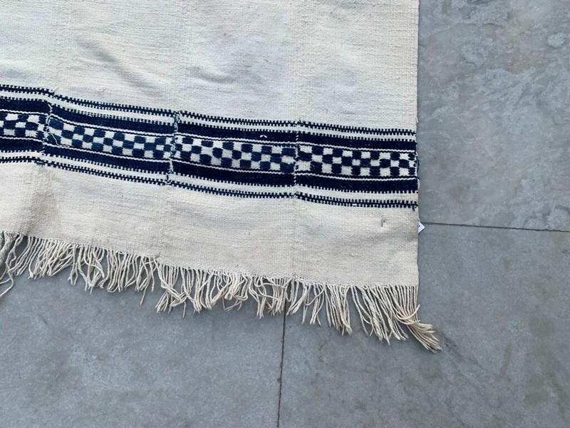Vintage African Fulani Blanket Handmade Fulani Wedding Hanging Tent Mali 4x7 ft gallery