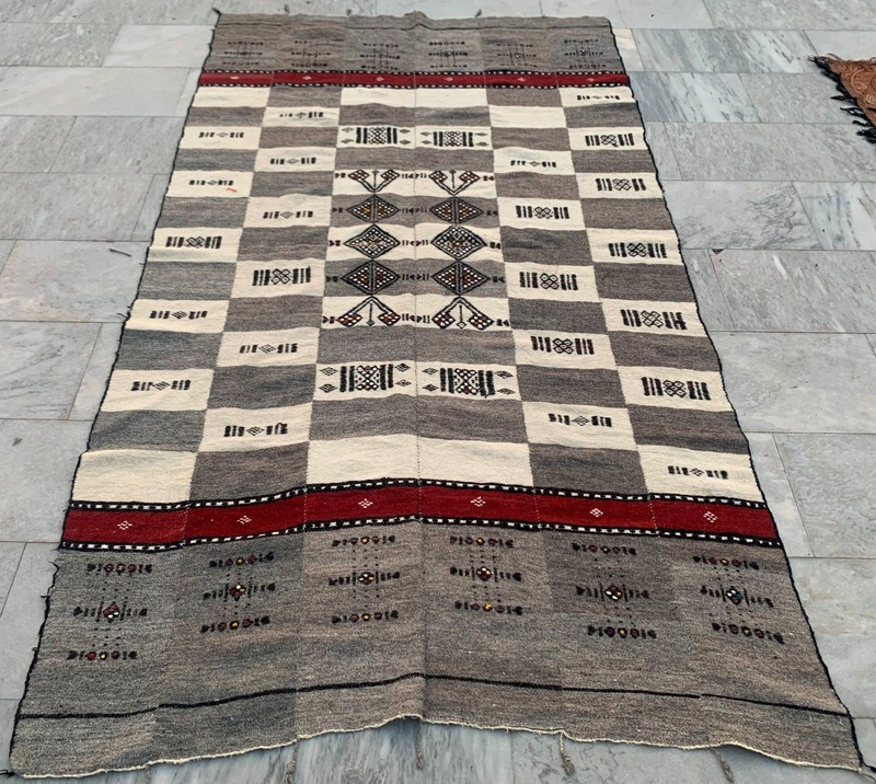Vintage African Fulani Blanket Handmade Fulani Wedding Hanging Tent Mali 4×8 ft