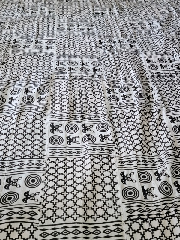 New African Kente Cloth Ghana handwoven textile Art Home decor 6 feet × 10 feet gallery