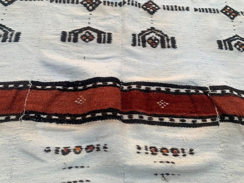 Vintage African Fulani Blanket Handmade Fulani Wedding Hanging Tent Mali 5x8 ft gallery