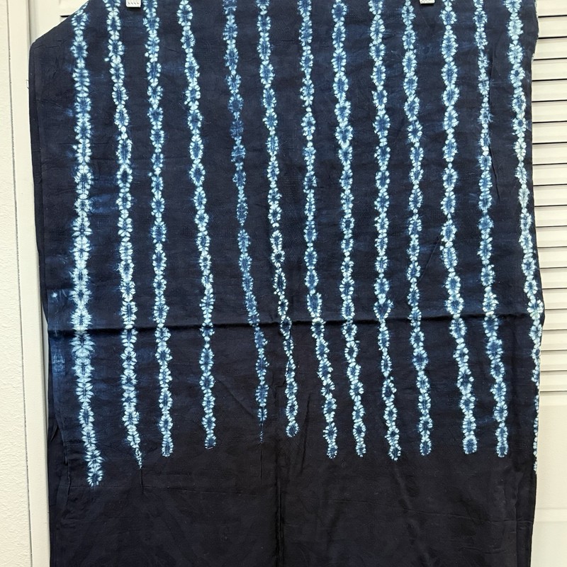 Midnight Indigo African Hand Dyed Cloth, Guinea, West Africa, 1.5 Yards