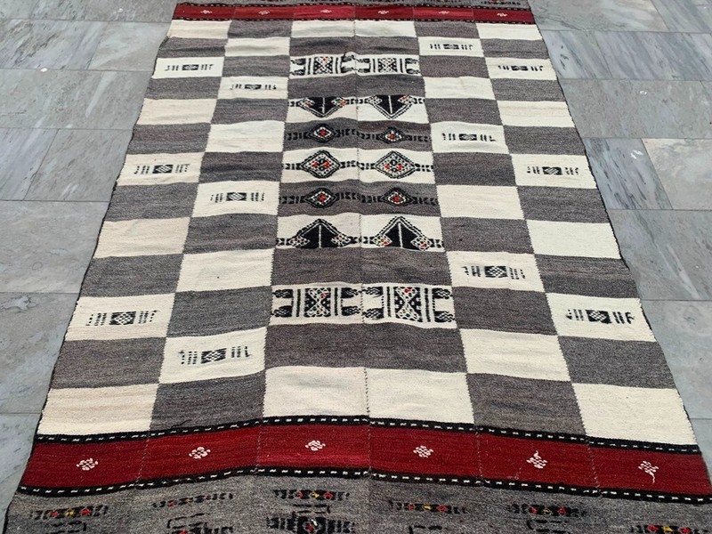 Vintage African Fulani Blanket Handmade Fulani Wedding Hanging Tent Mali 4x8 ft gallery