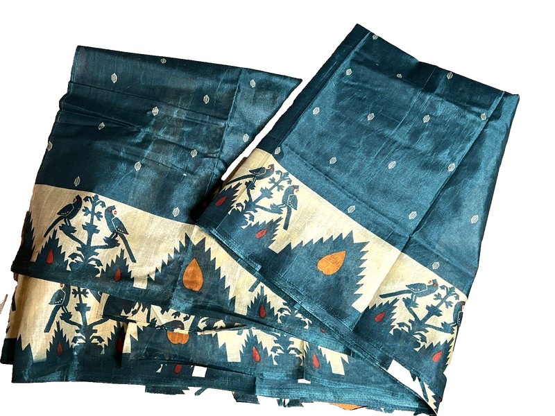 Vintage African Fabric Textile Wrap BIRD ~ 6 yards x 45" Kitenge Chitenge Ankara gallery