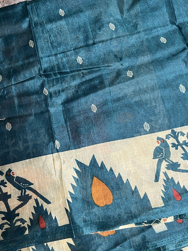 Vintage African Fabric Textile Wrap BIRD ~ 6 yards x 45" Kitenge Chitenge Ankara gallery
