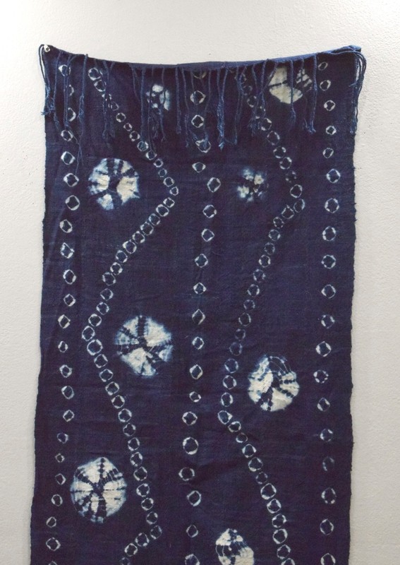 African Indigo Blue Handmade Design Ceremonial Indigo Cloth Mali gallery