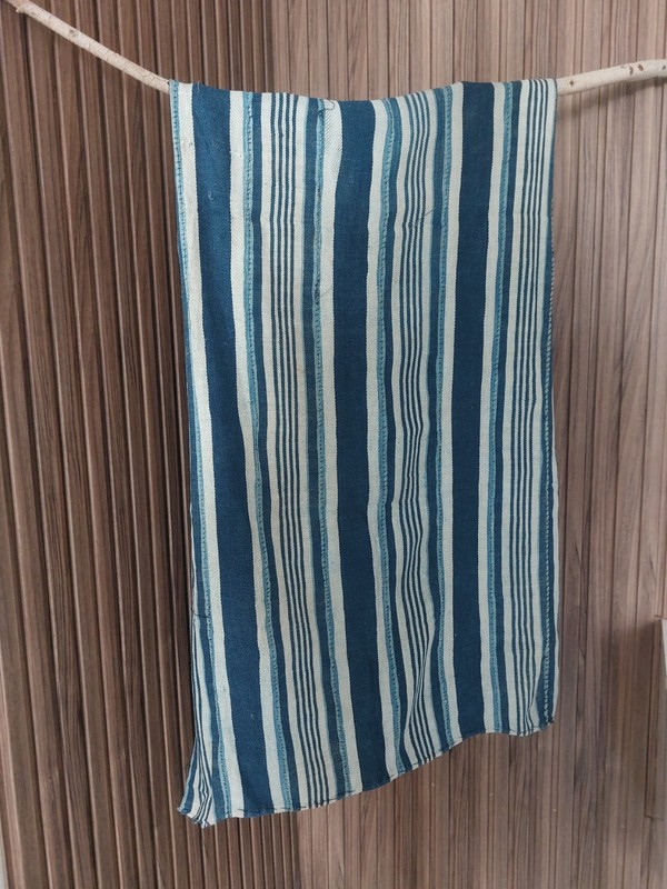 Antique handmade Soft Bogolan strip- textile -Woven mud cloth West Africa-Gifts