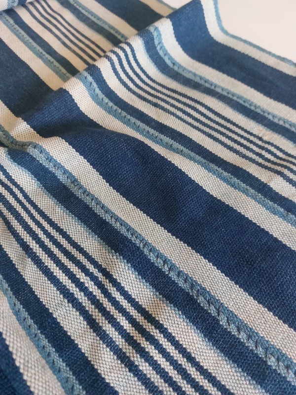 Antique handmade Soft Bogolan strip- textile -Woven mud cloth West Africa-Gifts gallery