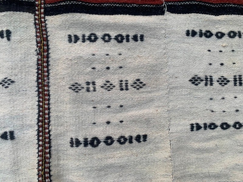 Vintage African Fulani Blanket Handmade Fulani Wedding Hanging Tent Mali 5x8 ft gallery