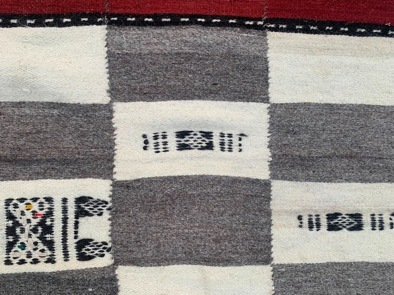 Vintage African Fulani Blanket Handmade Fulani Wedding Hanging Tent Mali 4x8 ft gallery