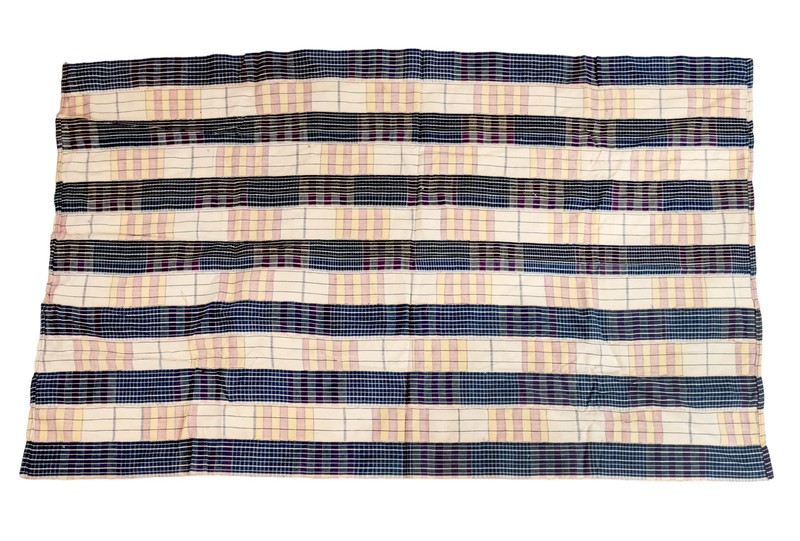 West African Bondoukou Indigo Cloth #16763 Burkina Faso Multicolor Cotton gallery