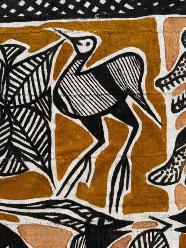 Vintage Beautiful African Senufo Korhogo Mud Cloth Tapestry Textile Cloth gallery