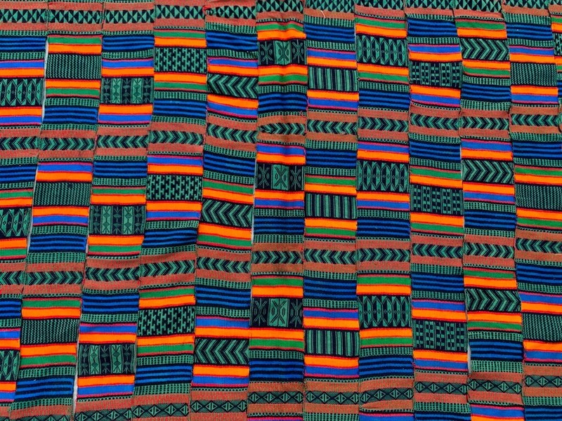 Vintage African Fulani Blanket Handmade Fulani Wedding Hanging Tent Mali 6x10 ft gallery