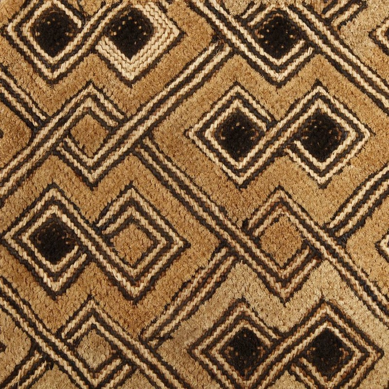KUBA SHOOWA PRESTIGE PANEL CUT PILED RAFFIA D. R. OF CONGO CENTRAL AFRICA 20TH C gallery