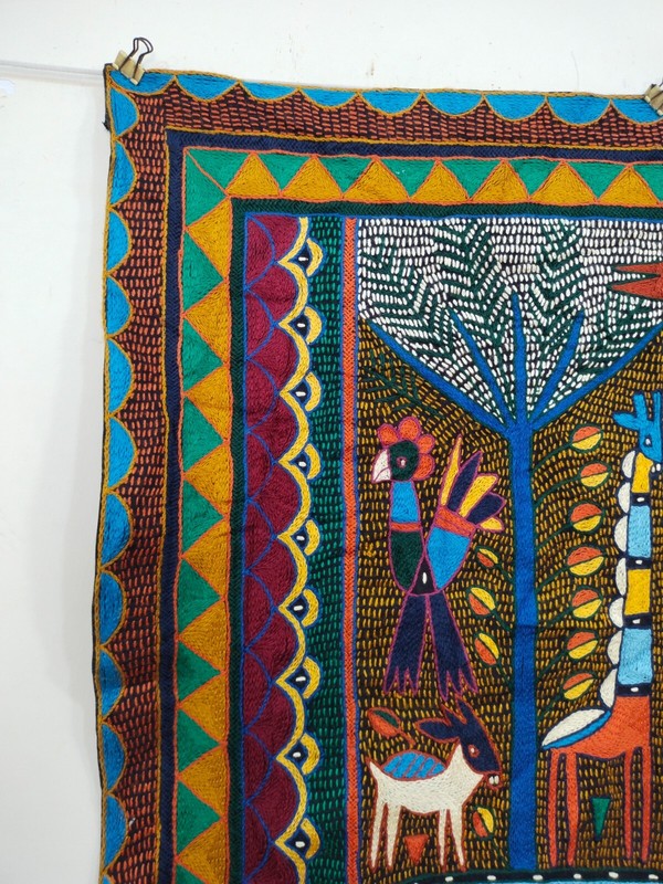 south african embroidered panel tapestry needlework embroidery cultural art 1530 gallery
