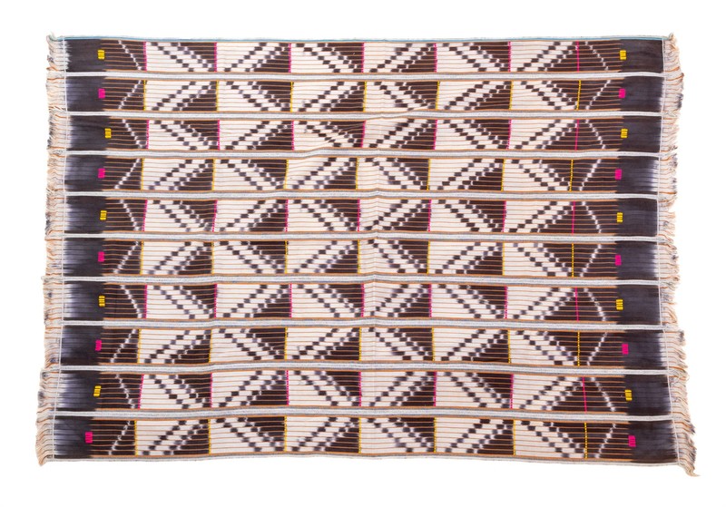 West African Bondoukou Indigo Cloth #16965 Burkina Faso Multicolor Cotton gallery