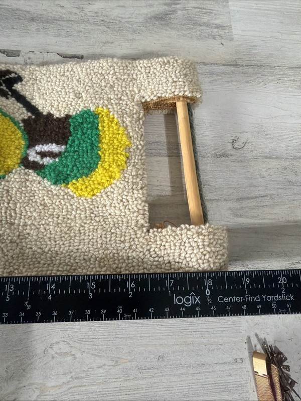 Vintage MCM African Women Wall Panel Pair - Woven Wool Tapestry - Tribal Woman gallery