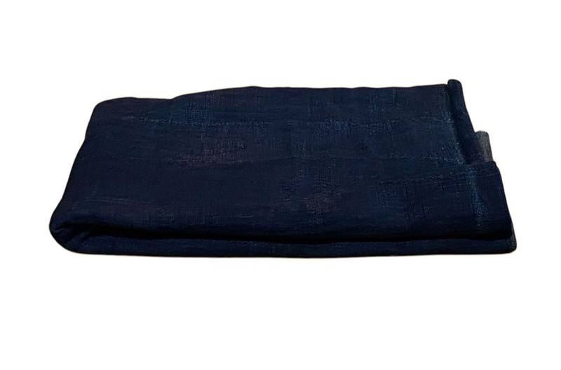 # 7311 Fine Plain Indigo Cloth - Mossi Tribe Burkina Faso 60" gallery