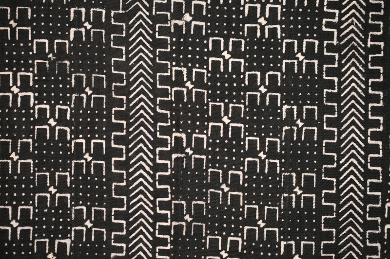 African Bogolanfini Mud Cloth Fabric Handmade Tribal Bamana People Mali, Africa gallery