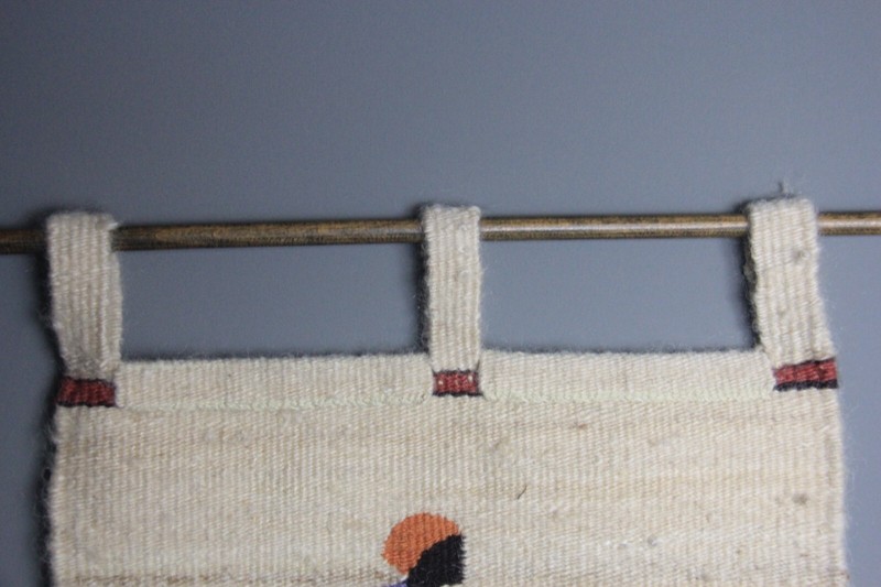 VTG Genuine Setsoto Hand Woven South African Wool Tapestry Kingdom of Lesotho gallery