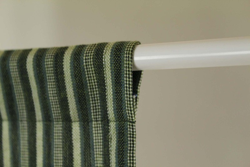 Narumi Vertical Stripe Cotton Cloth Japanese Noren Curtain Tapestry (Dark Gre... gallery