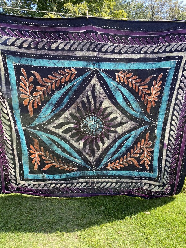 Made In India 100% Cotton Baltic Bedcover/cloth. 88” X 100”