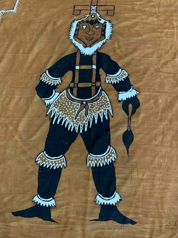 DECORATIVE CLOTH DEMOCRATIC REPUBLIC CONGO CENTRAL AFRICA- #6 gallery