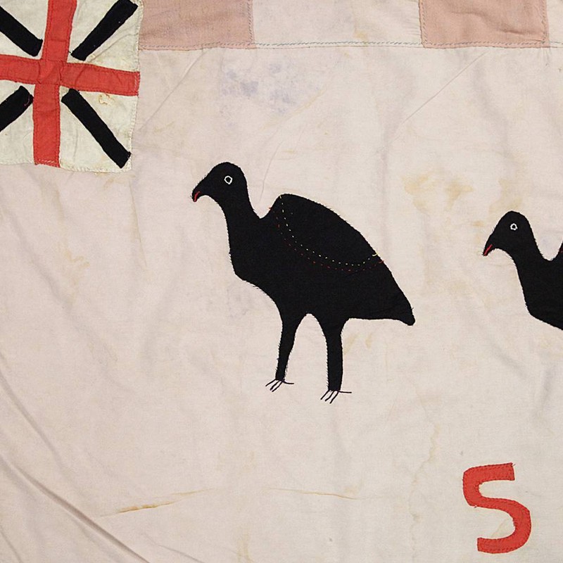 FRANKAA ASAFO MILITARY WARRIOR FLAG COTTON APPLIQUE FANTE GHANA WEST AFRICA gallery