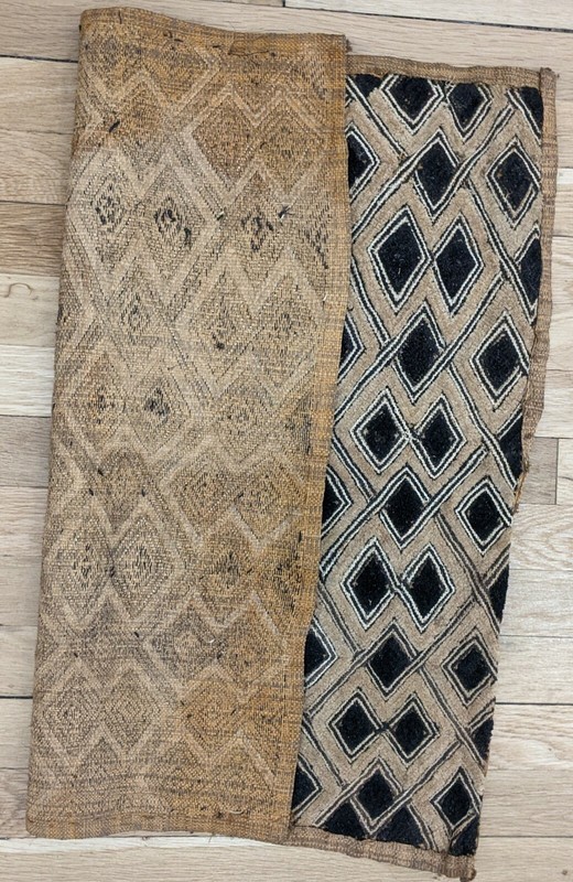 AFRICAN ORIGINAL KUBA RAFFIA CLOTH PANEL TEXTILE CURRENCY KASSAI SHOOWA DRCONGO gallery