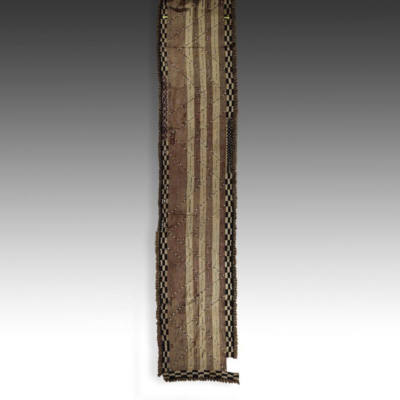 TCAKA DANCE SKIRT KUBA WOVEN RAFFIA DEMOCRATIC REPUBLIC CONGO CENTRAL AFRICA