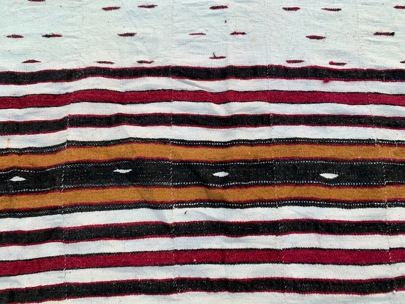 Vintage African Fulani Blanket Handmade Fulani Wedding Hanging Tent Mali 4x8 ft gallery