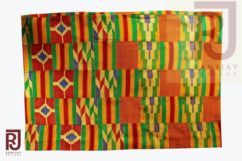 Handwoven Kente Cloth Ashanti Kente Fabric Ghana Kente African Art 6 yards