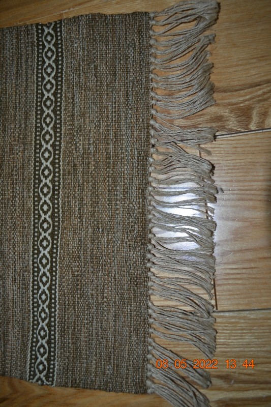 Authentic South African Handwoven THORKILD from Lesotho Runner MINT (#72) gallery