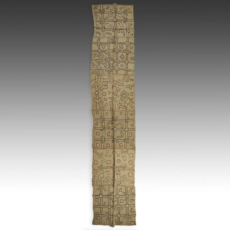TCAKA DANCE SKIRT KUBA WOVEN RAFFIA DEMOCRATIC REPUBLIC CONGO CENTRAL AFRICA