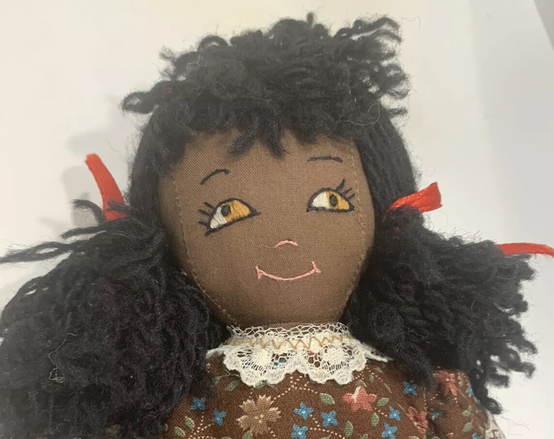 AAFA AFRICAN AMERICAN FOLK ART RAG DOLL Made By VADA B GRAF