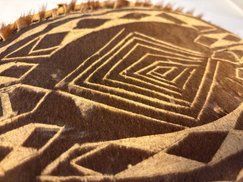 African Kenyan Maasai Warrior Shield - Traditional War Shield Cowhide Tribal Art gallery