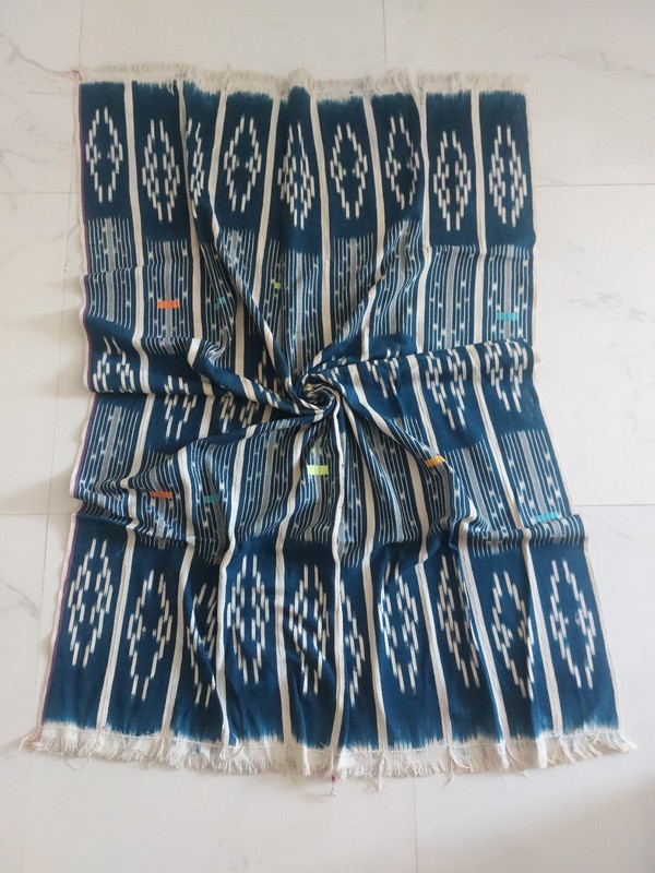 Vintage Baule ikat embroidered cloth from Cote d'Ivoire, West Africa - The Best gallery