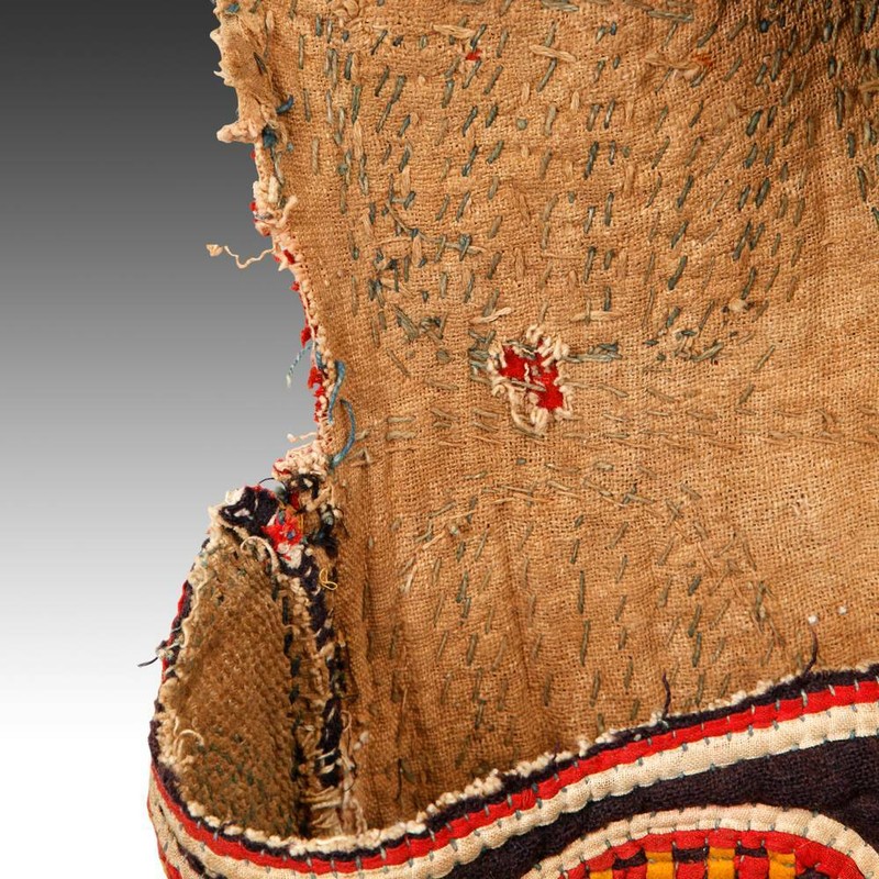 AGBOGHO MMUO MAIDEN SPIRIT DANCE COSTUME IGBO PEOPLE NIGERIA APPLIQUE 20TH C. gallery
