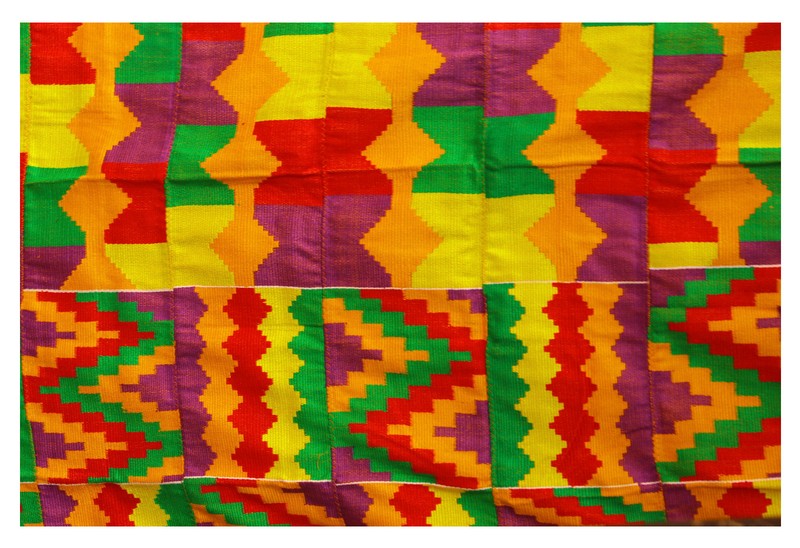 Kente Handwoven Cloth Ashanti Ghana African Clothing African Art Textile 6 yards
