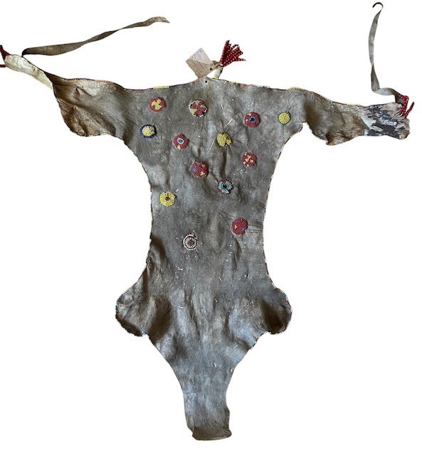 Large Antique San Bushman Beaded Leather Dance Skirt Namibia Peter’s Antiques