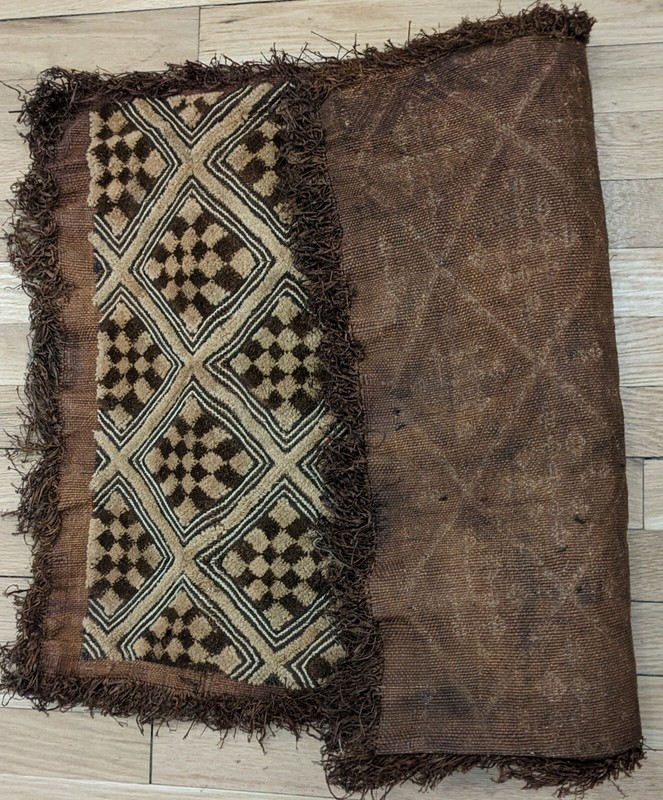 ORIGINAL AFRICAN KUBA RAFFIA CLOTH PANEL TEXTILE CURRENCY KASSAI SHOOWA DR CONGO gallery