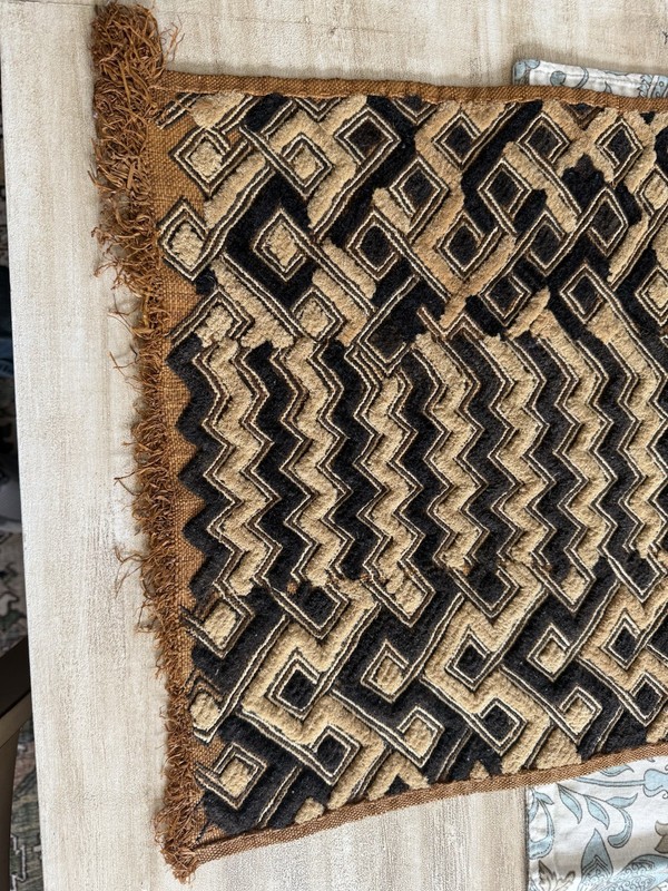Kuba Cloth 27 X17.75 In. Hand Woven Rectangular gallery