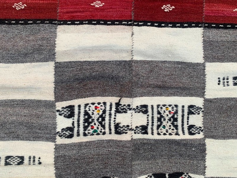 Vintage African Fulani Blanket Handmade Fulani Wedding Hanging Tent Mali 4x8 ft gallery