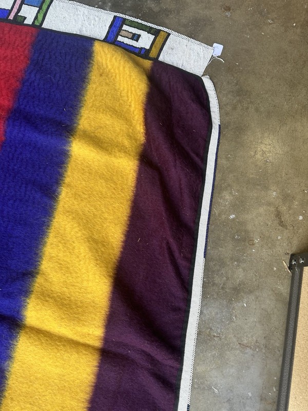 Antique African Ndebele Hand Beaded Traditional Blanket South Africa Hand Woven gallery