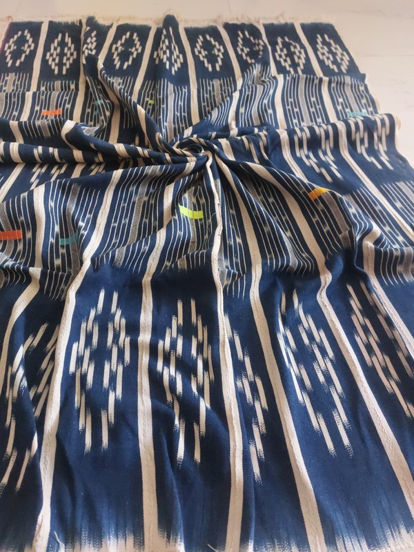 Vintage Baule ikat embroidered cloth from Cote d'Ivoire, West Africa - The Best gallery