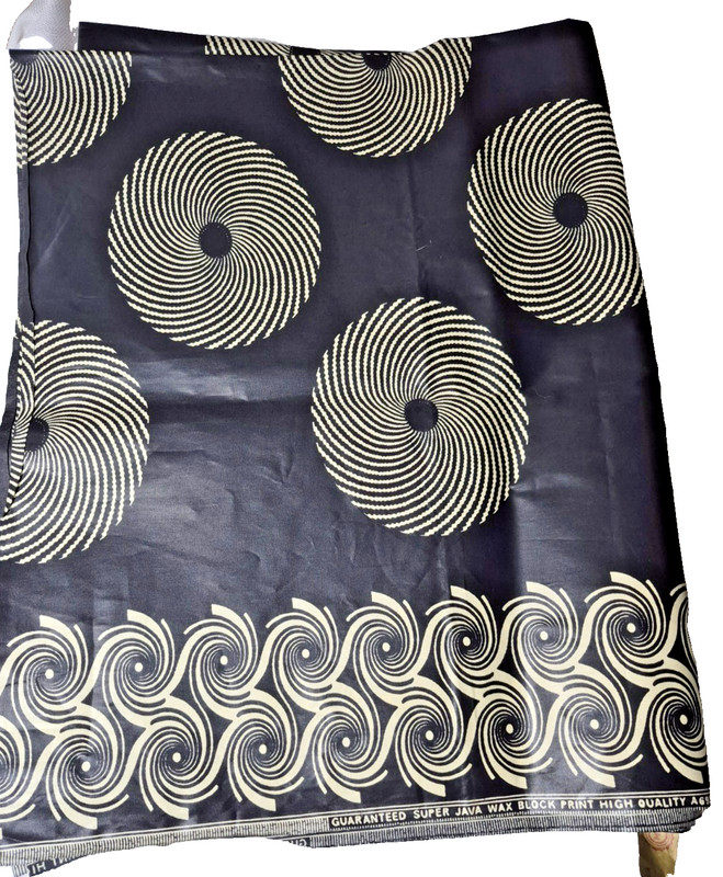 Ankara Block Java African Wax Print Fabric MP Super Collection 2 Yards 54" New
