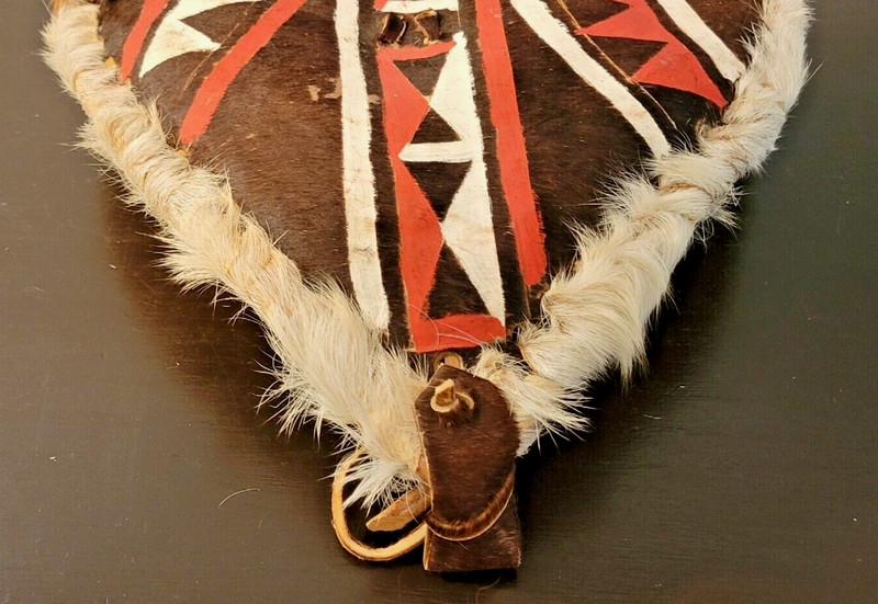 African Kenyan Maasai Warrior Shield Traditional Maasai War Shield Cowhide Shi gallery