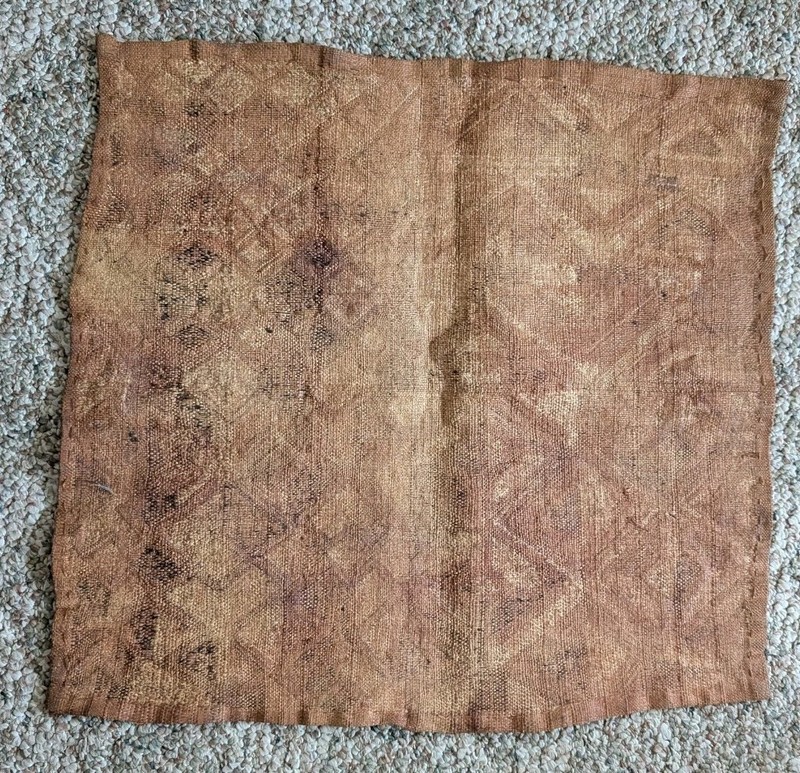 ORIGINAL AFRICAN KUBA RAFFIA CLOTH PANEL TEXTILE CURRENCY KASSAI SHOOWA DR CONGO gallery