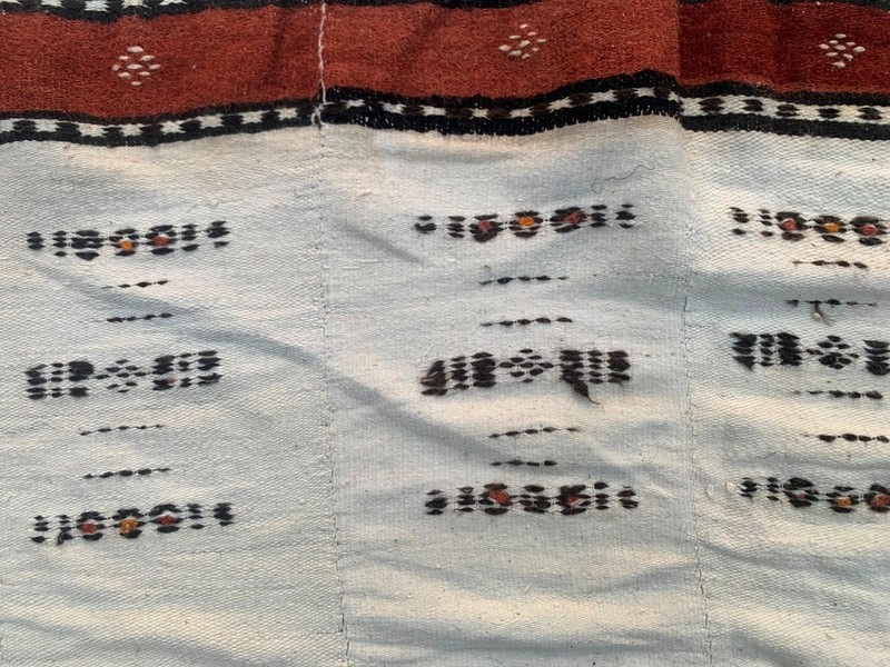 Vintage African Fulani Blanket Handmade Fulani Wedding Hanging Tent Mali 5x8 ft gallery