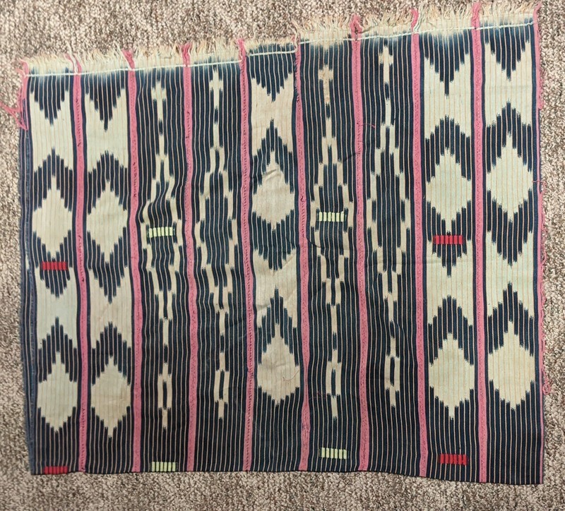 AFRICAN ORIGINAL HANDMADE COTTON TEXTILE STRIP WOVEN FABRIC WRAP SKIRT CLOTHING gallery